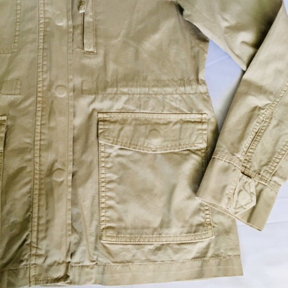 Kensie Jeans Women's Beige Khaki Tan Anorak‎ Jacket Size Small - Picture 6 of 11